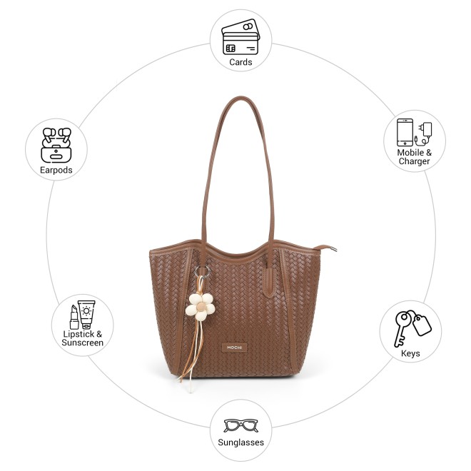 Mochi Women Brown Shoulder Bag (SKU: 66-1171-12-10)
