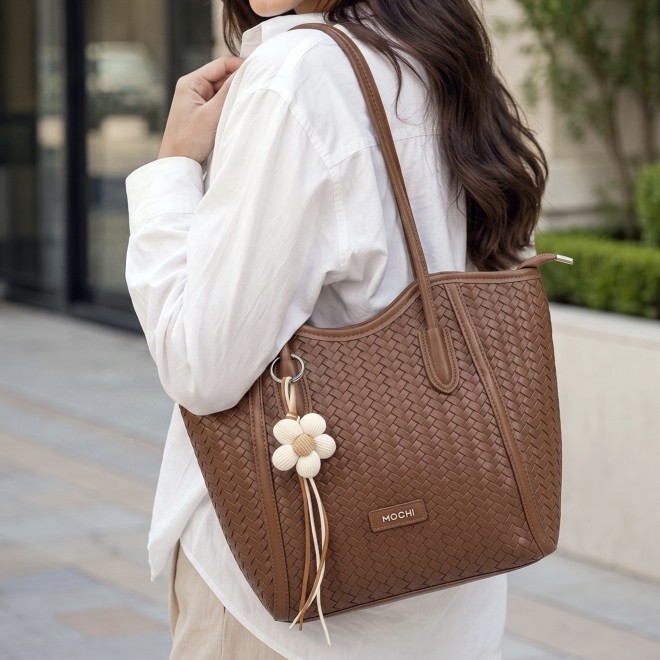 Mochi Women Brown Shoulder Bag (SKU: 66-1171-12-10)