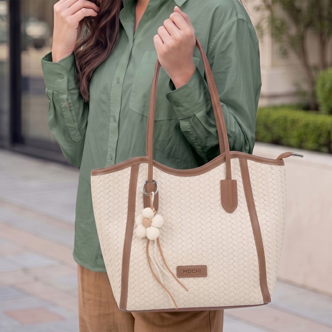 Mochi Women Beige Shoulder Bag (SKU: 66-1171-20-10)