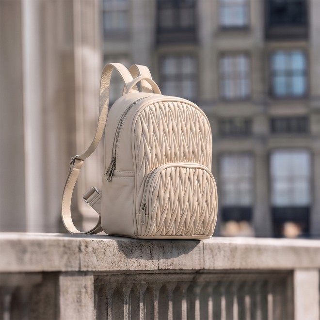 Mochi Women Off-white Backpack (SKU: 66-1174-66-10)