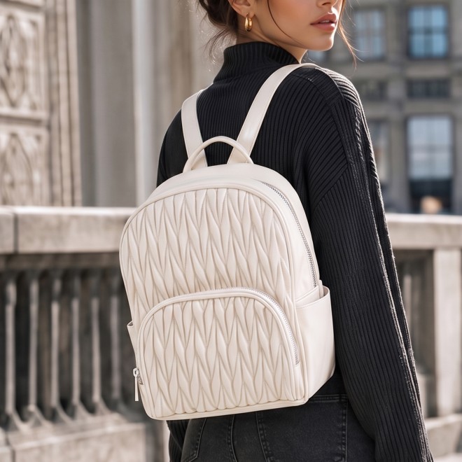 Mochi Women Off-white Backpack (SKU: 66-1174-66-10)