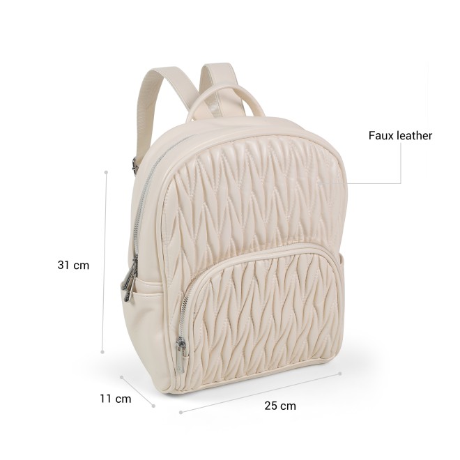 Mochi Women Off-white Backpack (SKU: 66-1174-66-10)