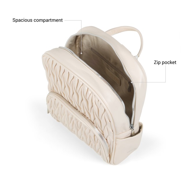 Mochi Women Off-white Backpack (SKU: 66-1174-66-10)