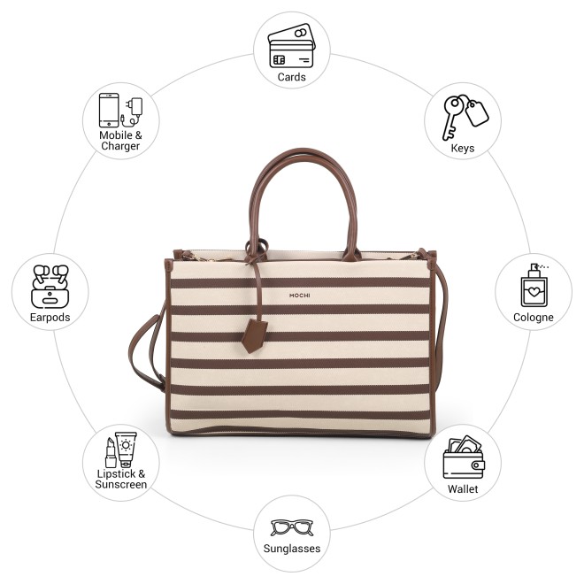 Mochi Women Brown Satchel Bag (SKU: 66-1181-12-10)