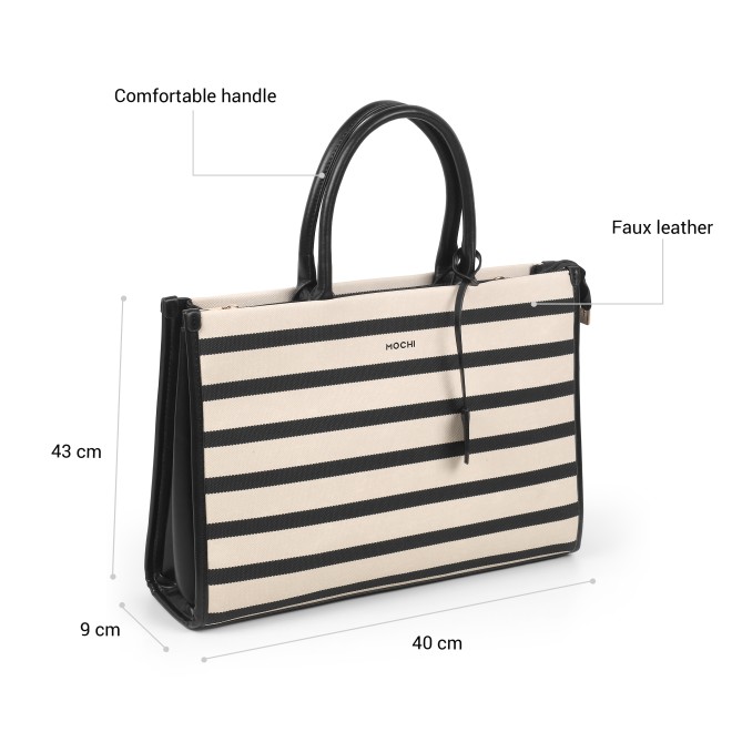Mochi Women Black Satchel Bag (SKU: 66-1181-11-10)