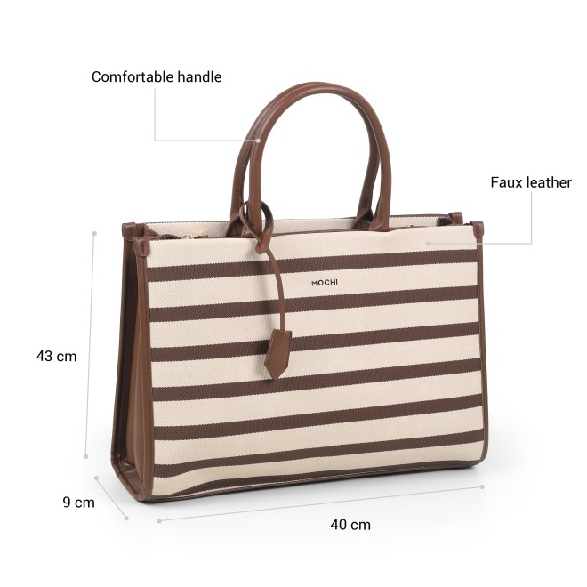 Mochi Women Brown Satchel Bag (SKU: 66-1181-12-10)