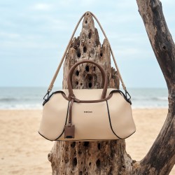 Mochi Women Beige Shoulder Bag