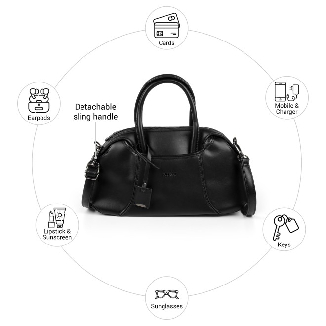 Mochi Women Black Shoulder Bag (SKU: 66-1185-11-10)