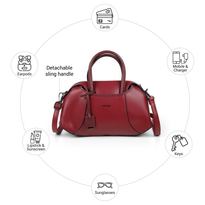Mochi Women Maroon Shoulder Bag (SKU: 66-1185-44-10)