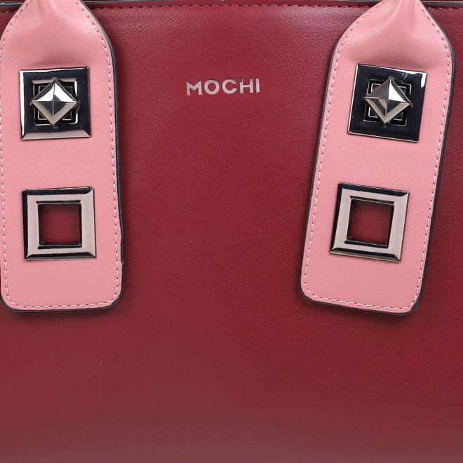 Mochi Women Maroon Satchel Bag (SKU: 66-1186-44-10)