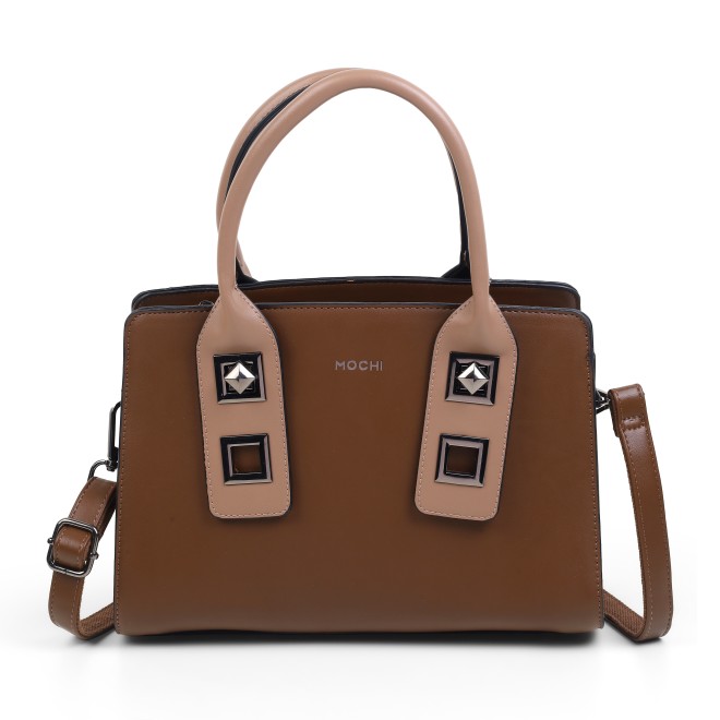 Mochi Women Brown Satchel Bag (SKU: 66-1186-12-10)
