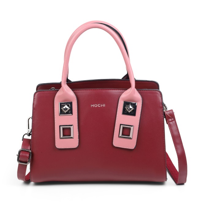 Mochi Women Maroon Satchel Bag (SKU: 66-1186-44-10)