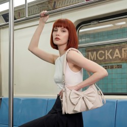 Mochi Women Beige Shoulder Bag