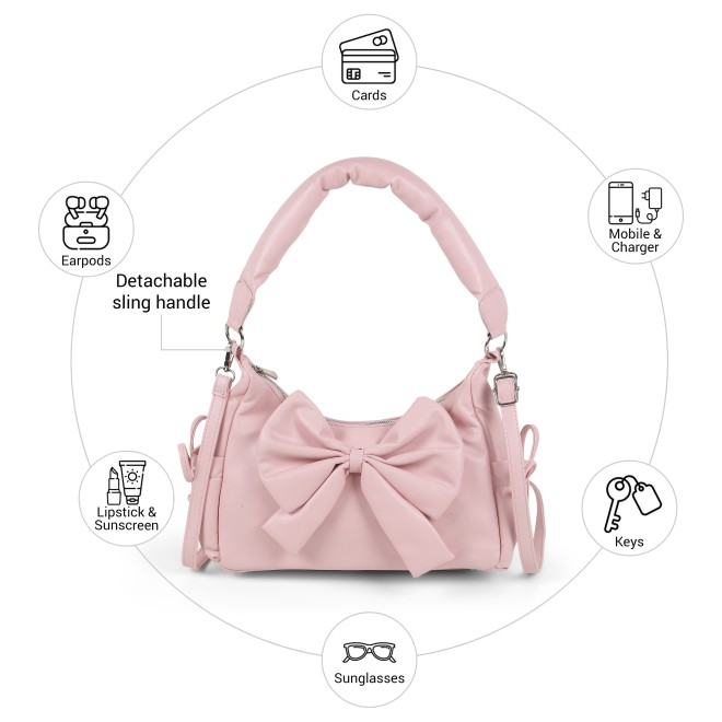 Mochi Women Pink Shoulder Bag (SKU: 66-1187-24-10)