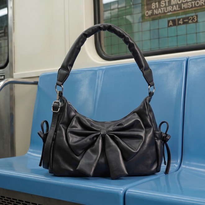 Mochi Women Black Shoulder Bag (SKU: 66-1187-11-10)