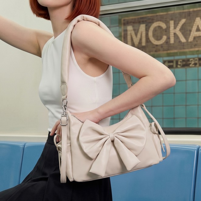 Mochi Women Beige Shoulder Bag (SKU: 66-1187-20-10)