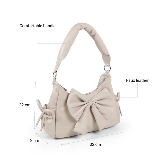 Mochi Women Beige Shoulder Bag (SKU: 66-1187-20-10)
