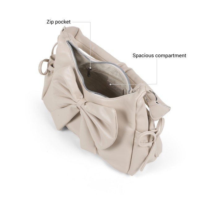 Mochi Women Beige Shoulder Bag (SKU: 66-1187-20-10)