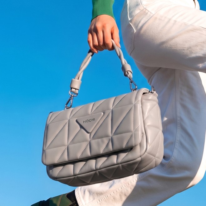 Mochi Women Grey Sling Bag (SKU: 66-1188-14-10)