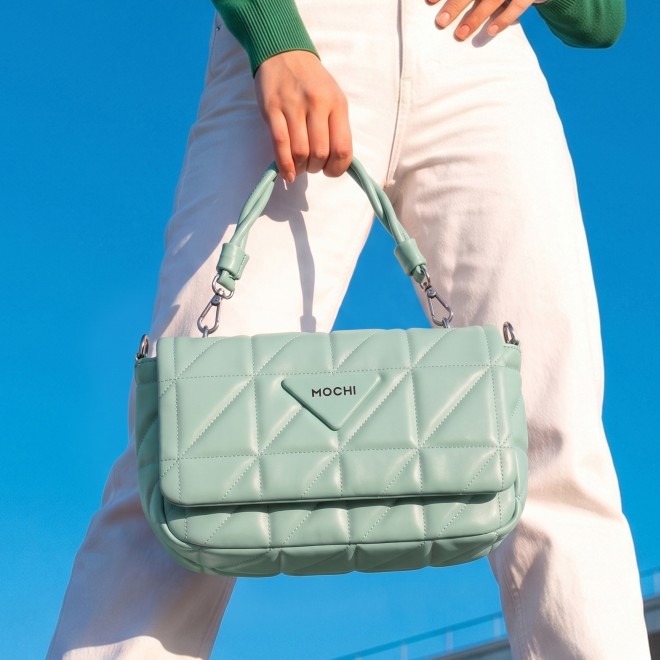 Mochi Women Green Sling Bag (SKU: 66-1188-21-10)