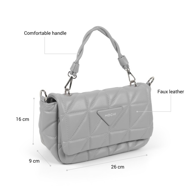 Mochi Women Grey Sling Bag (SKU: 66-1188-14-10)