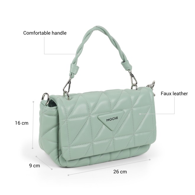 Mochi Women Green Sling Bag (SKU: 66-1188-21-10)