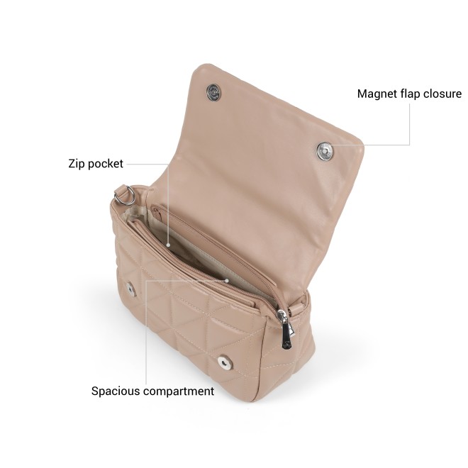 Mochi Women Beige Sling Bag (SKU: 66-1188-20-10)