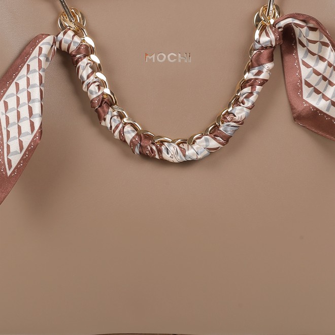 Mochi Women Beige Satchel Bag (SKU: 66-1230-20-10)