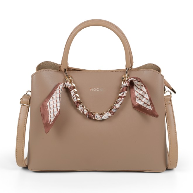 Mochi Women Beige Satchel Bag (SKU: 66-1230-20-10)