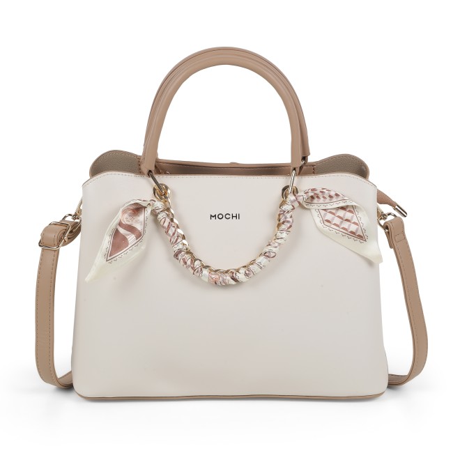 Mochi Women Off-white Satchel Bag (SKU: 66-1230-66-10)