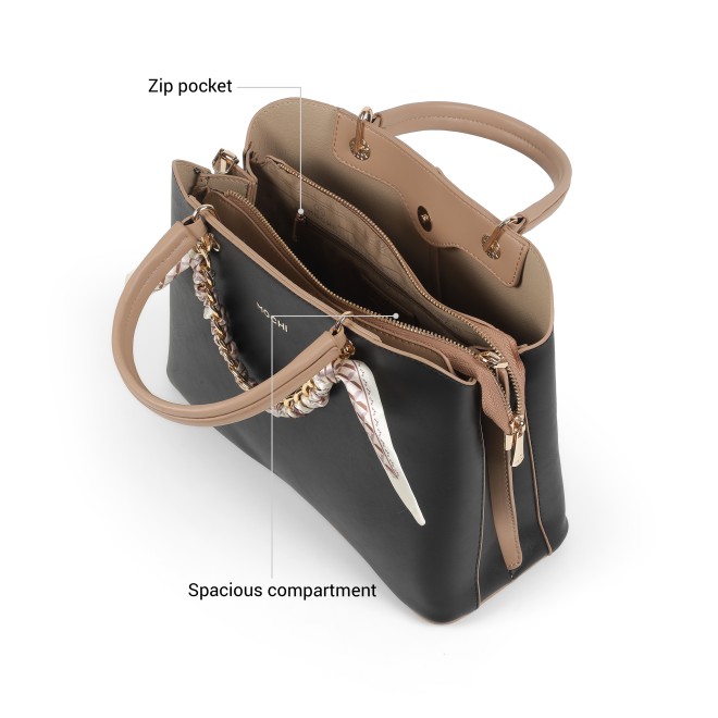 Mochi Women Black Satchel Bag (SKU: 66-1230-11-10)