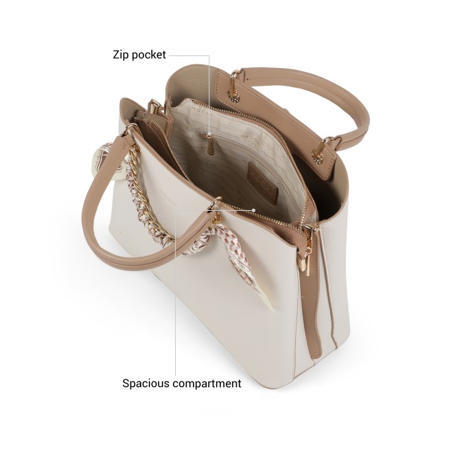 Mochi Women Off-white Satchel Bag (SKU: 66-1230-66-10)