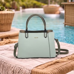 Mochi Women Green Satchel Bag
