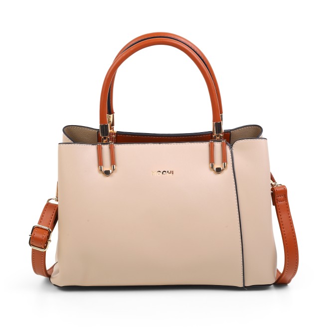 Mochi Women Beige Satchel Bag (SKU: 66-1235-20-10)