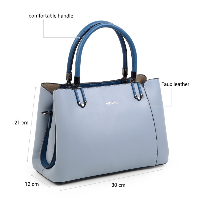Mochi Women Grey Satchel Bag (SKU: 66-1235-14-10)
