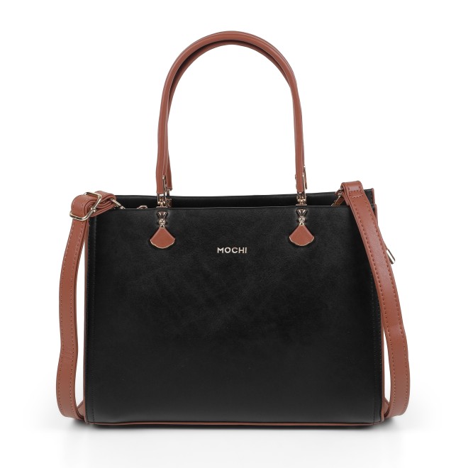 Mochi Women Black Satchel Bag (SKU: 66-1237-11-10)