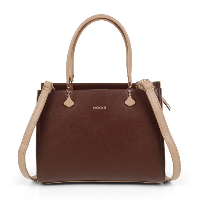 Mochi Women Brown Satchel Bag (SKU: 66-1237-12-10)
