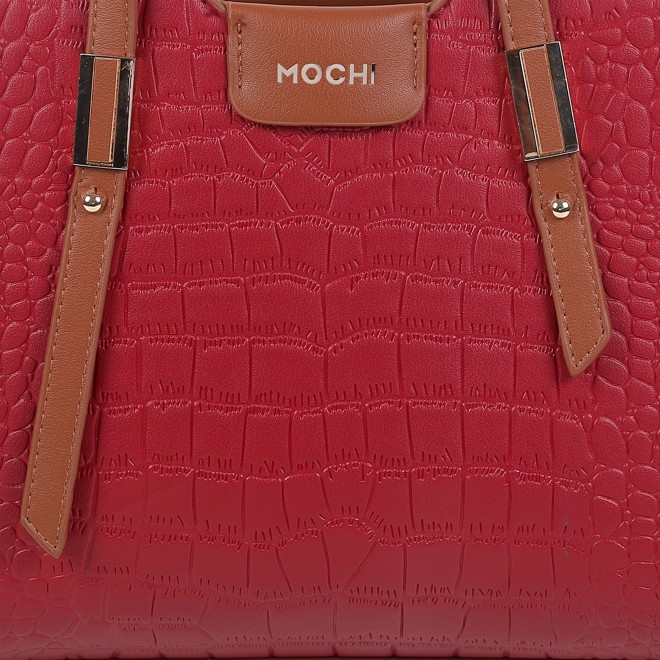 Mochi Women Maroon Satchel Bag (SKU: 66-1240-44-10)