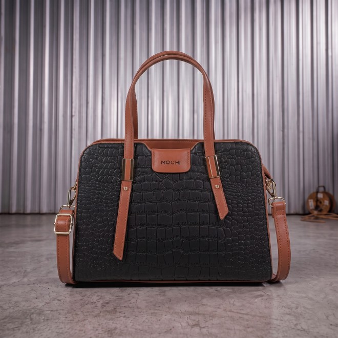 Mochi Women Black Satchel Bag (SKU: 66-1240-11-10)