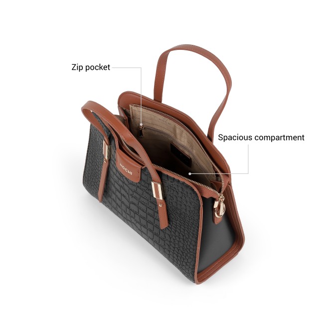 Mochi Women Black Satchel Bag (SKU: 66-1240-11-10)