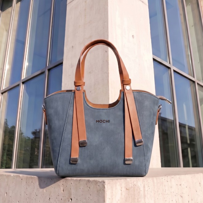 Mochi Women Blue Satchel Bag (SKU: 66-1251-45-10)