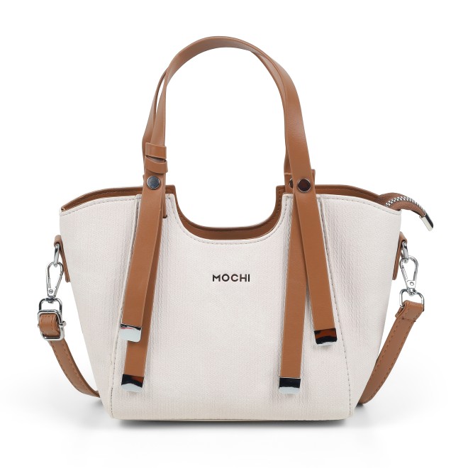 Mochi Women White Satchel Bag (SKU: 66-1251-16-10)
