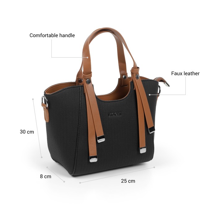 Mochi Women Black Satchel Bag (SKU: 66-1251-11-10)