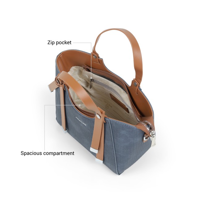 Mochi Women Blue Satchel Bag (SKU: 66-1251-45-10)