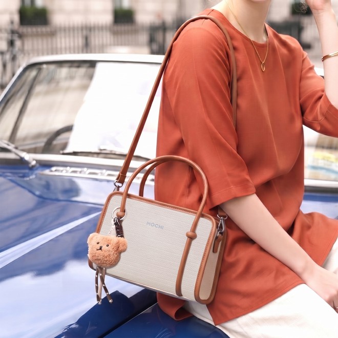Mochi Women Off-white Satchel Bag (SKU: 66-1252-66-10)