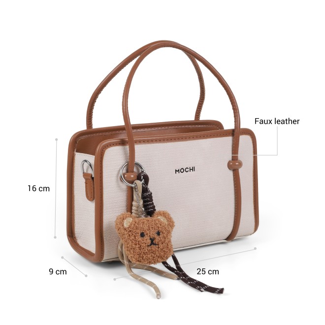Mochi Women Off-white Satchel Bag (SKU: 66-1252-66-10)