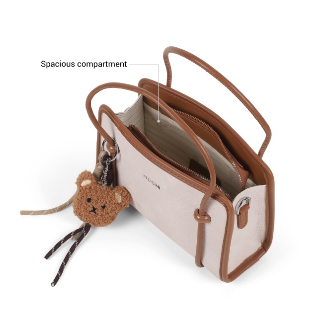 Mochi Women Off-white Satchel Bag (SKU: 66-1252-66-10)