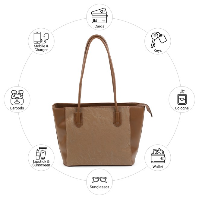 Mochi Women Brown Shoulder Bag (SKU: 66-1259-12-10)