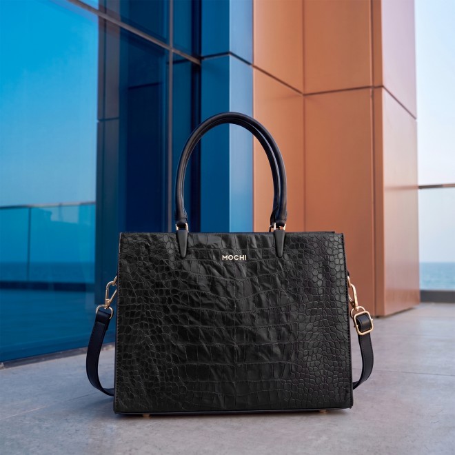 Mochi Women Black Satchel Bag (SKU: 66-1260-11-10)