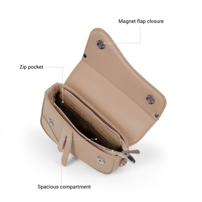 Mochi Women Beige Sling Bag (SKU: 66-1264-20-10)